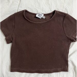 Princess Polly cropped basic tee